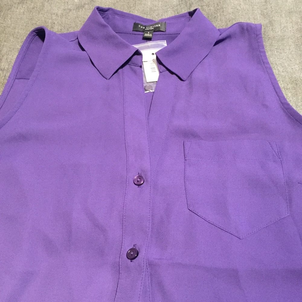 [NWT] THE LIMITED purple sleeveless top size small